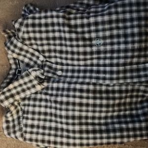 Men's XL Snap Down Long Sleeve Shirt